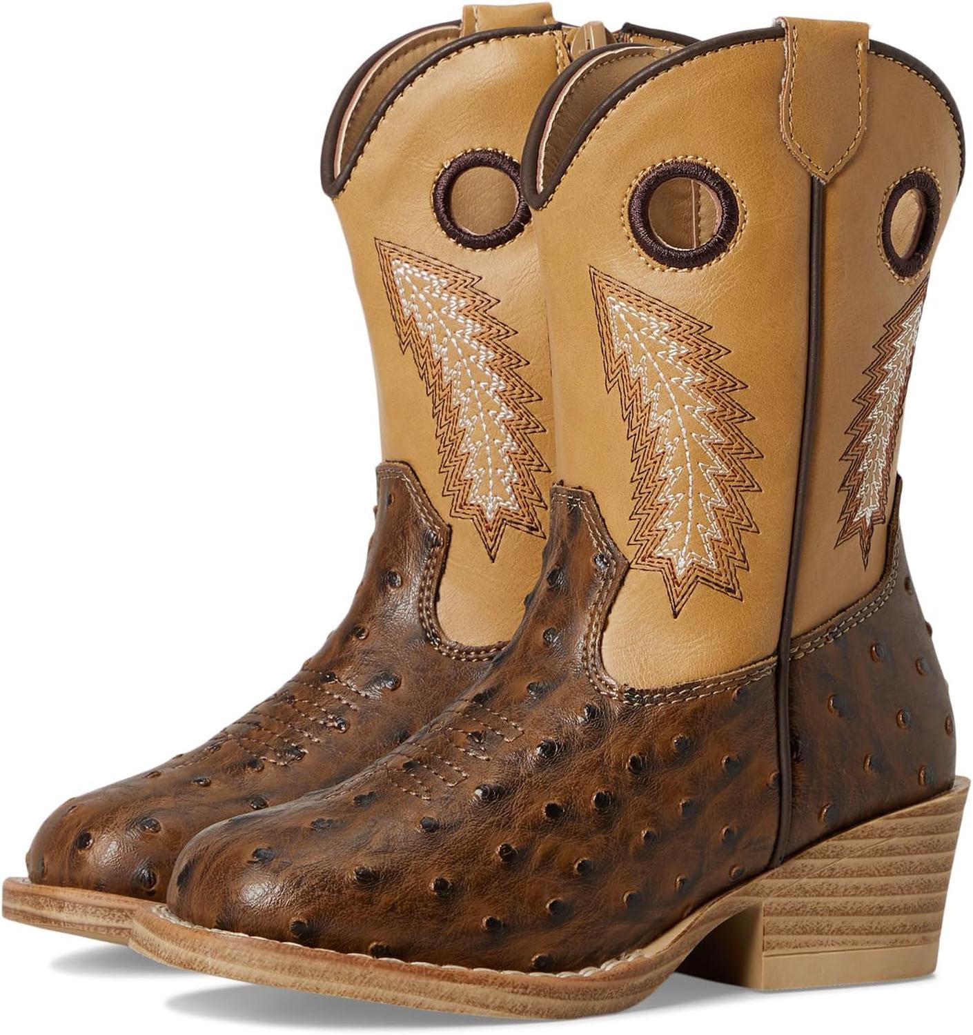 

Ботинки Roper Kids Walker Bumps, Brown Faux Ostrich Vamp