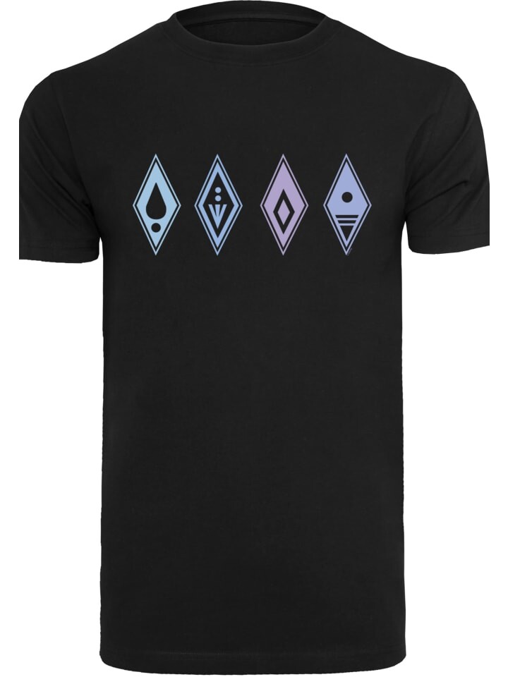 

Футболка F4NT4STIC Disney Frozen Symbols, черный
