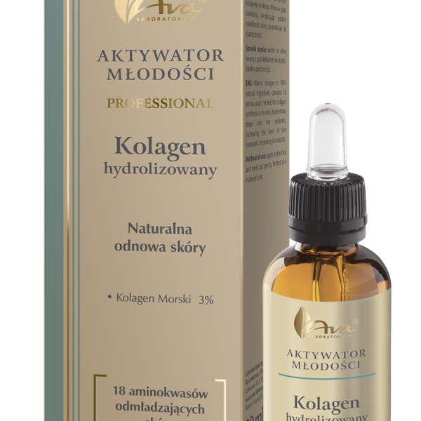 

Морской коллаген 100% натуральное обновление кожи, 30 мл Ava Aktywator młodości
