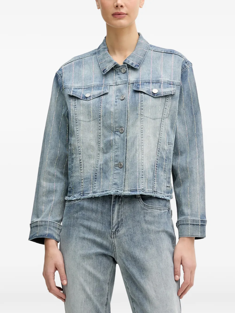 

Жакет с отделкой в виде пуговиц Joseph Ribkoff, синий