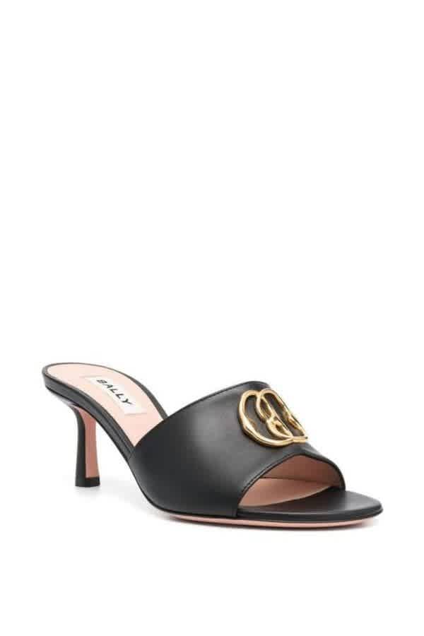 Балли Геха 65 Кожаные сандалии Bally, черный — фото 2
