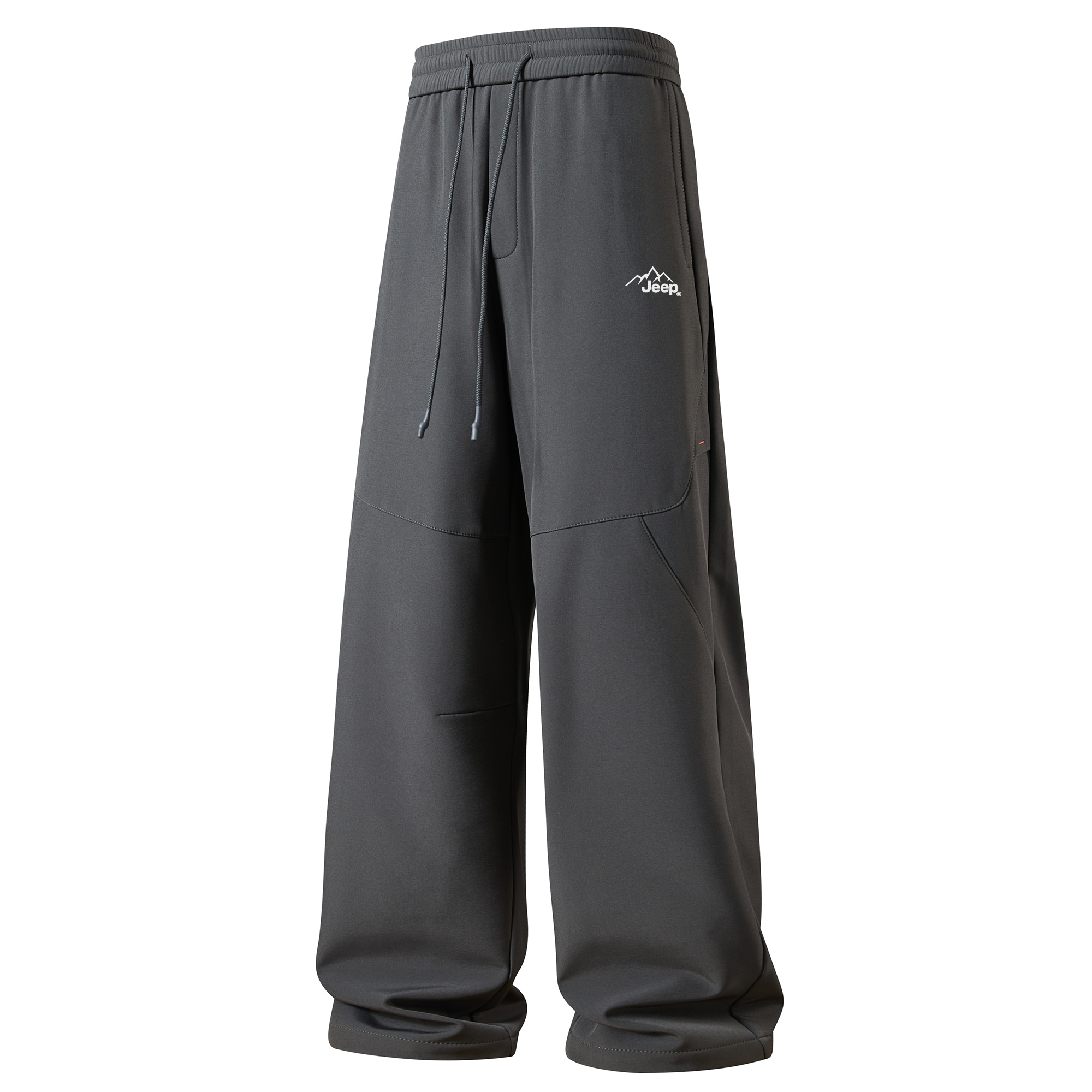 

Повседневные брюки Unisex утепленные с флисовой подкладкой прямого кроя Jeep, темно-серый