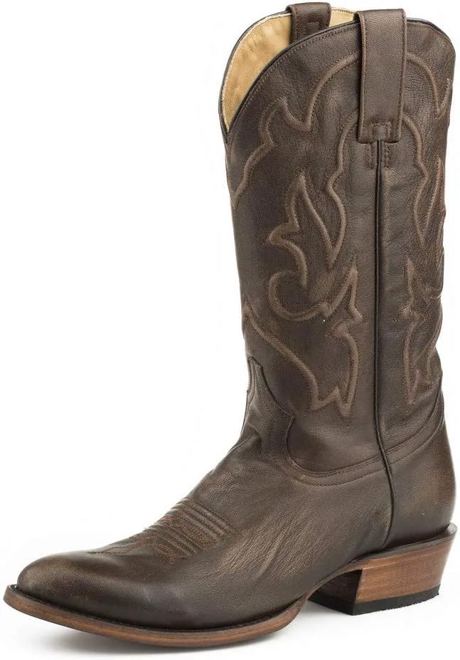 

Коричневые кожаные ковбойские сапоги Carlisle Cording от Stetson, коричневый