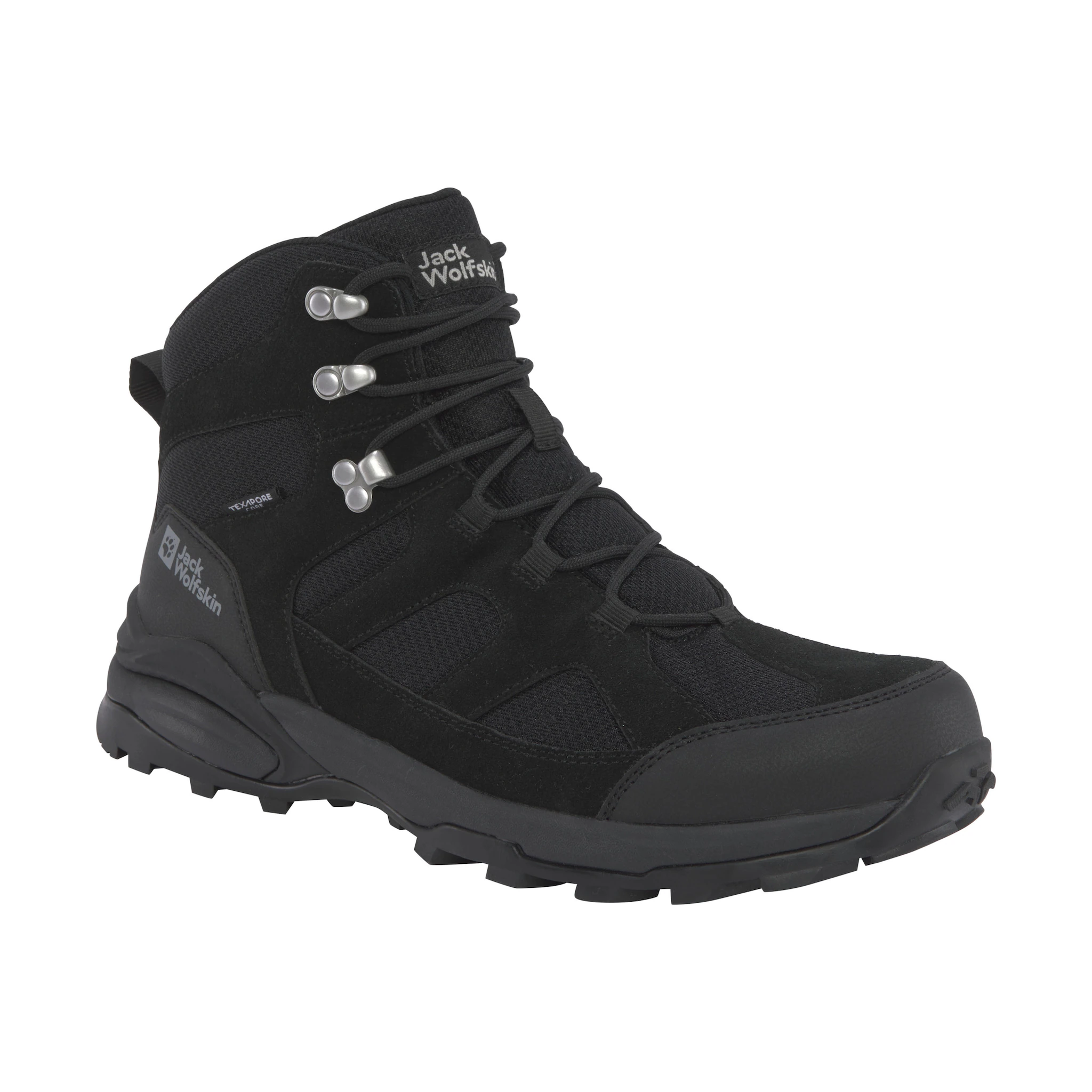 

Кроссовки Jack Wolfskin "TRAIL HIKER TEXAPORE MID M", водонепроницаемые, черный