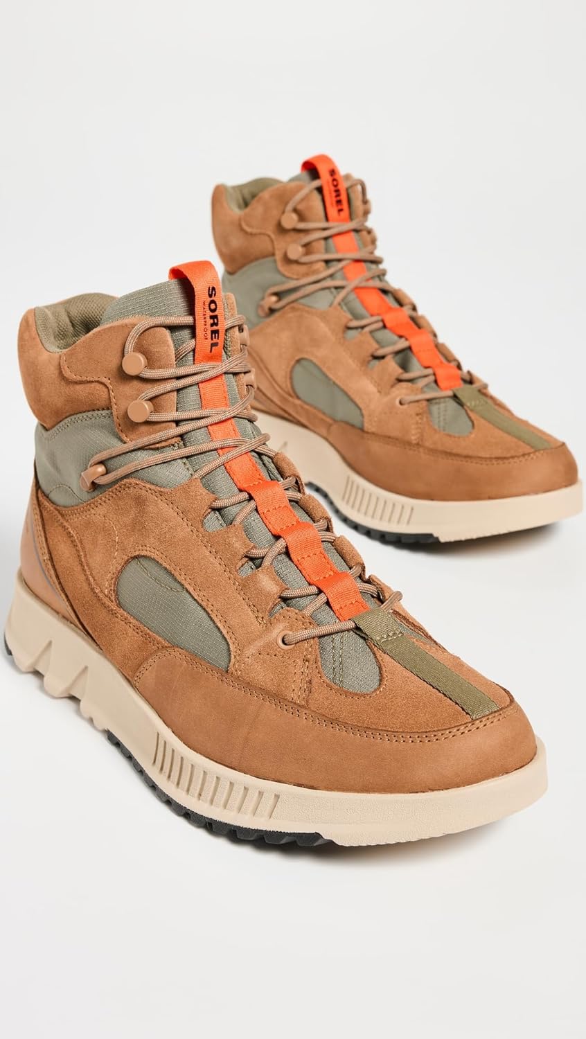 Мужские водонепроницаемые ботинки Sorel Mac Hill Lite Rush, 286 Elk, Stonegreen — фото 4
