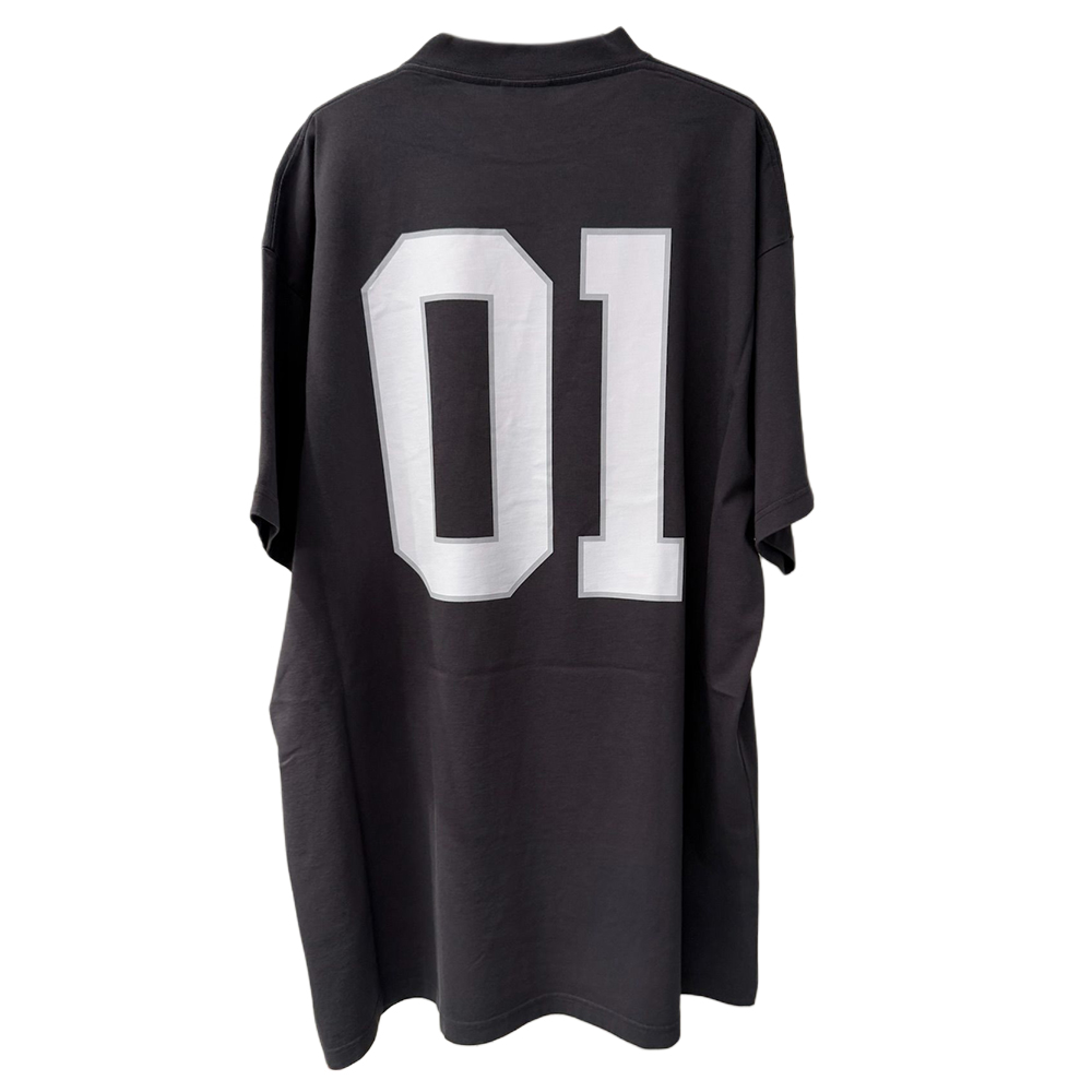 Balenciaga Футболка SS25 Regular Fit мужская black — фото 3
