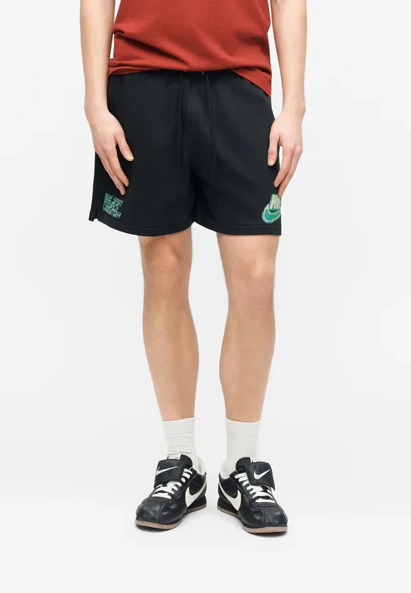 Спортивные штаны Nike Sportswear Club Flow, черный/малахитовый — фото 3
