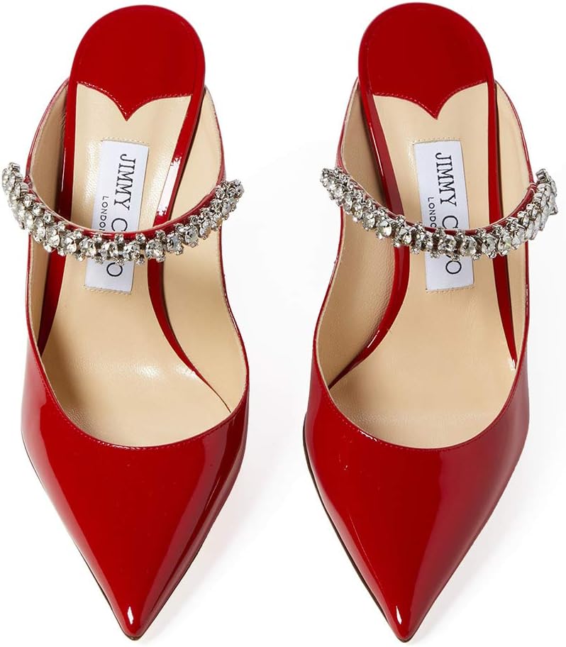 Туфли Jimmy Choo Bing 100 Patent Heel, красный — фото 4