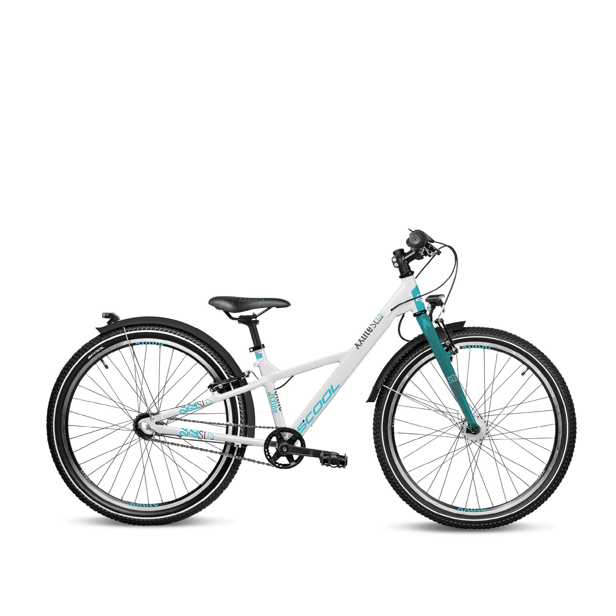 

Детский велосипед S'COOL Junior Bikes Kinderfahrrad XXlite sl 24 дюймов 7-Gang White/Aqua