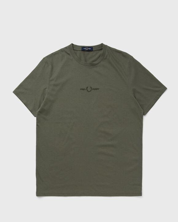 

Футболка Fred Perry Embroidered T-Shirt, цвет lrl wrth green