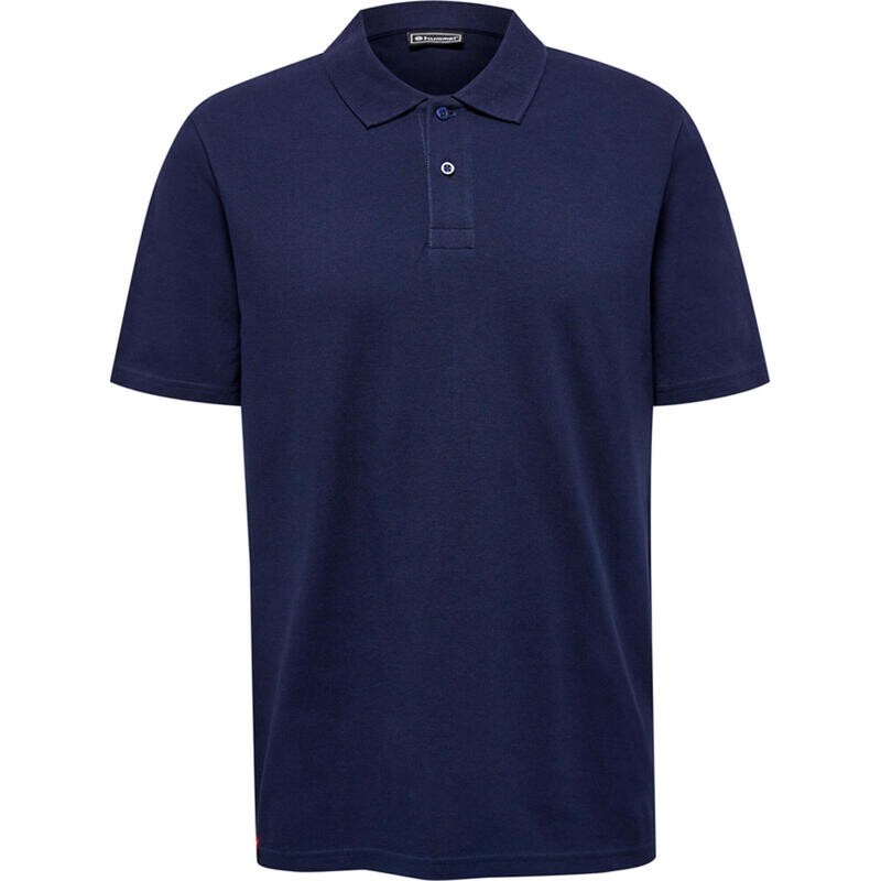 

Hmlred Classic Polo мужская мультиспортивная рубашка-поло из органического хлопка HUMMEL, цвет blau