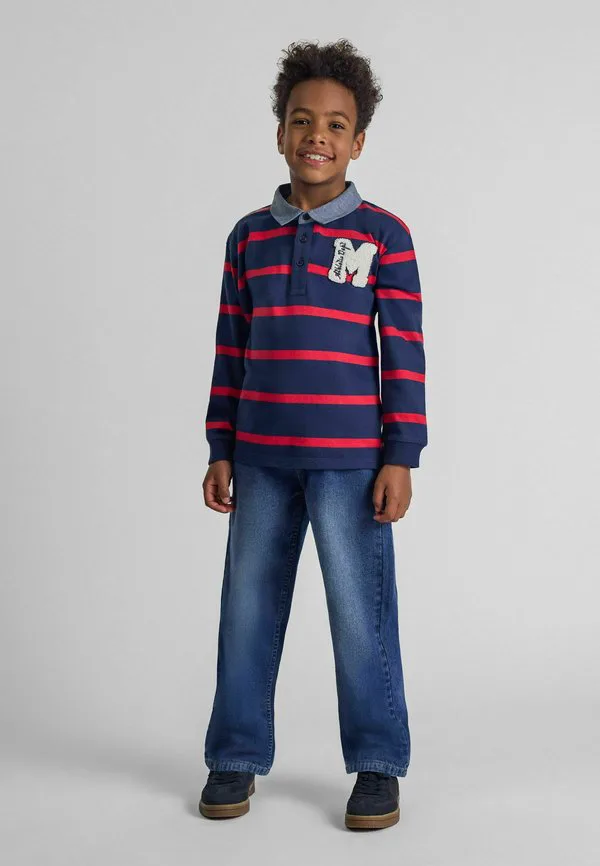 Джинсы прямого кроя свободного кроя Minoti, Blue Denim