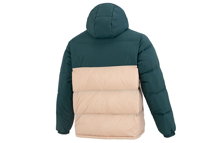 Пуховик Adidas Originals Regen Hooded Puffer, зеленый — фото 2