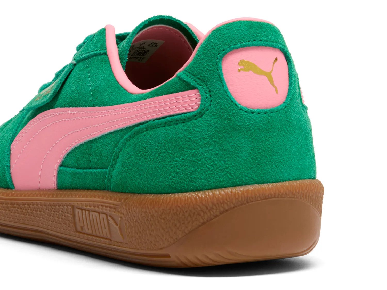 Кроссовки Puma Palermo Sneaker - Women's, зеленый/розовый — фото 2