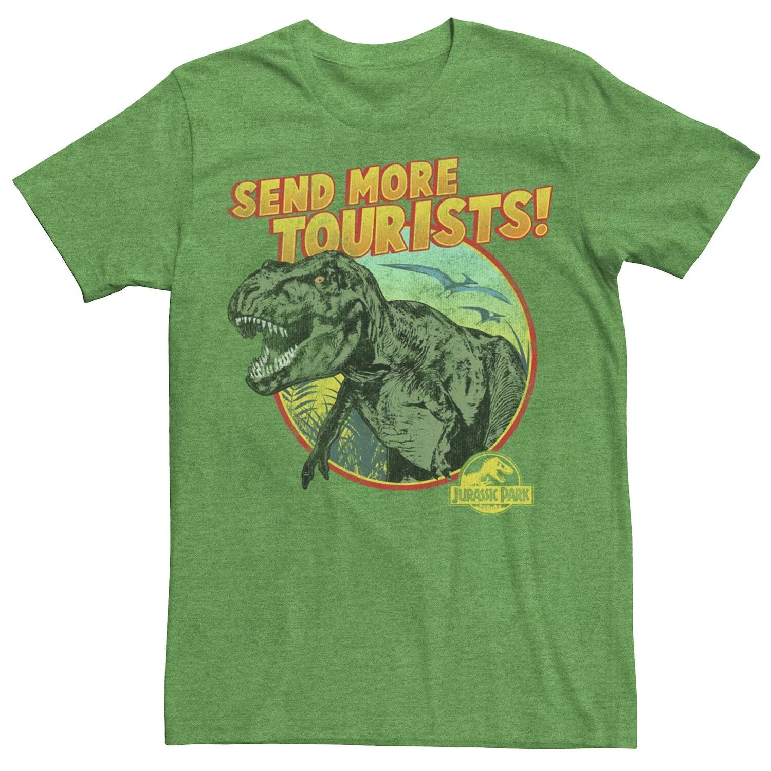 

Мужская футболка Jurassic Park T-Rex Send More Tourists Licensed Character
