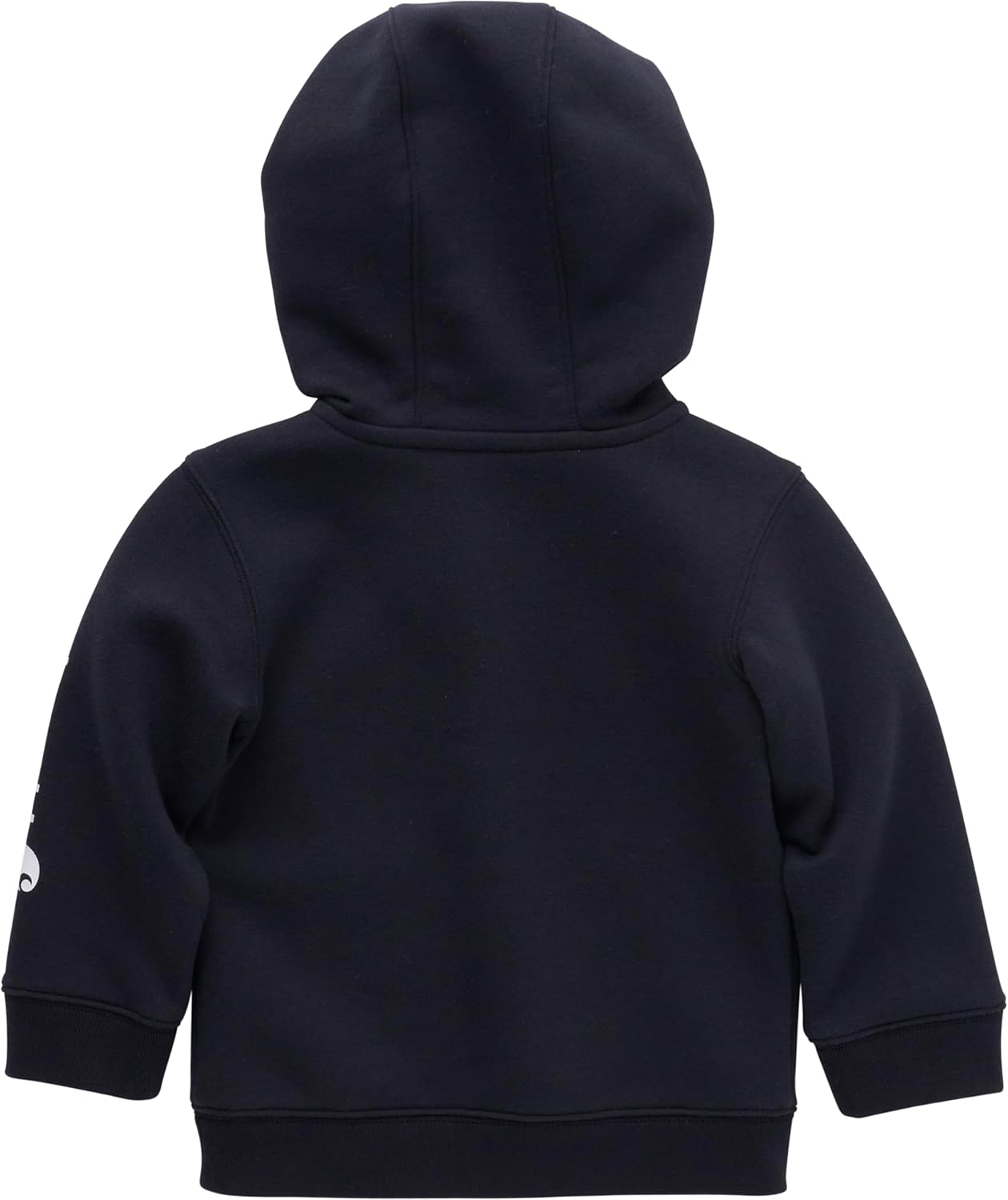 Carhartt детская толстовка CA6273 с длинным рукавом и молнией до середины - для мальчиков, Caviar Black & White — фото 3