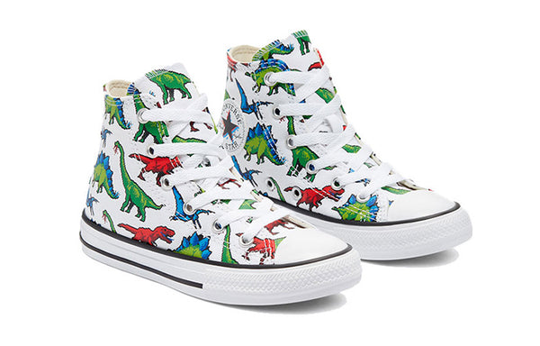 Кроссовки chuck taylor all star high top multi-color Converse, белый — фото 3