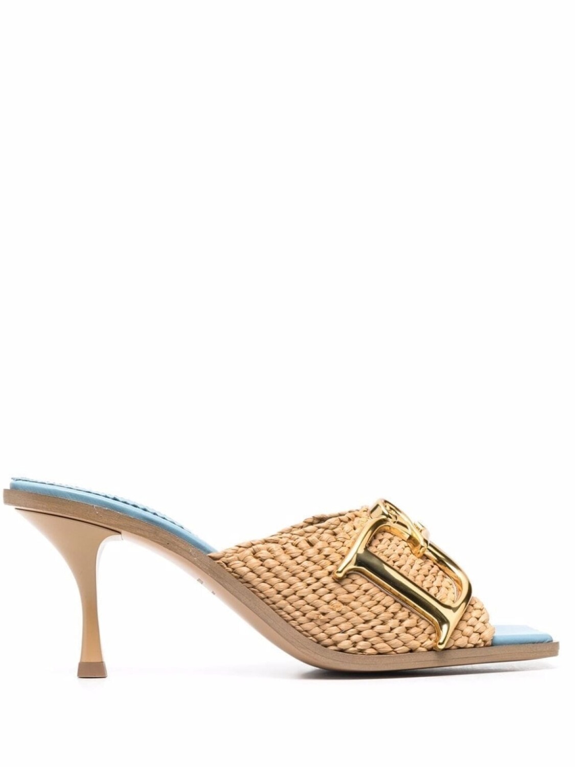 

DSQUARED2 мюли с логотипом, серый