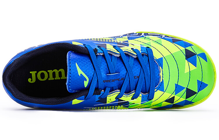 Детские футбольные бутсы Kids Low-top Blue/Green Joma, синий — фото 3