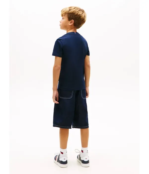 Футболка regular fit Tommy Hilfiger, темно-синий — фото 3