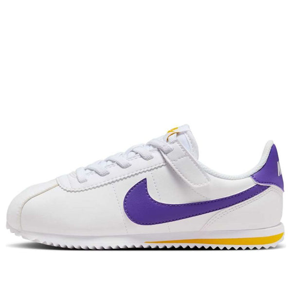 

Кроссовки cortez easyon 'white varsity maize varsity purple' Nike, белый