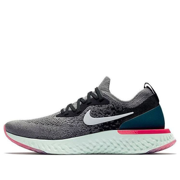 Кроссовки epic react flyknit Nike, серый