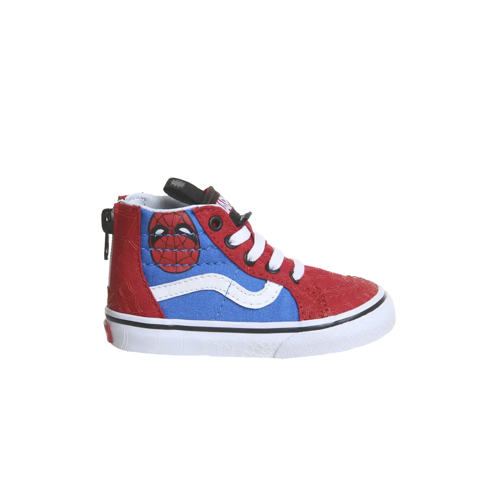 

Кроссовки Marvel x Sk8-Hi Zip Toddler Vans, красный