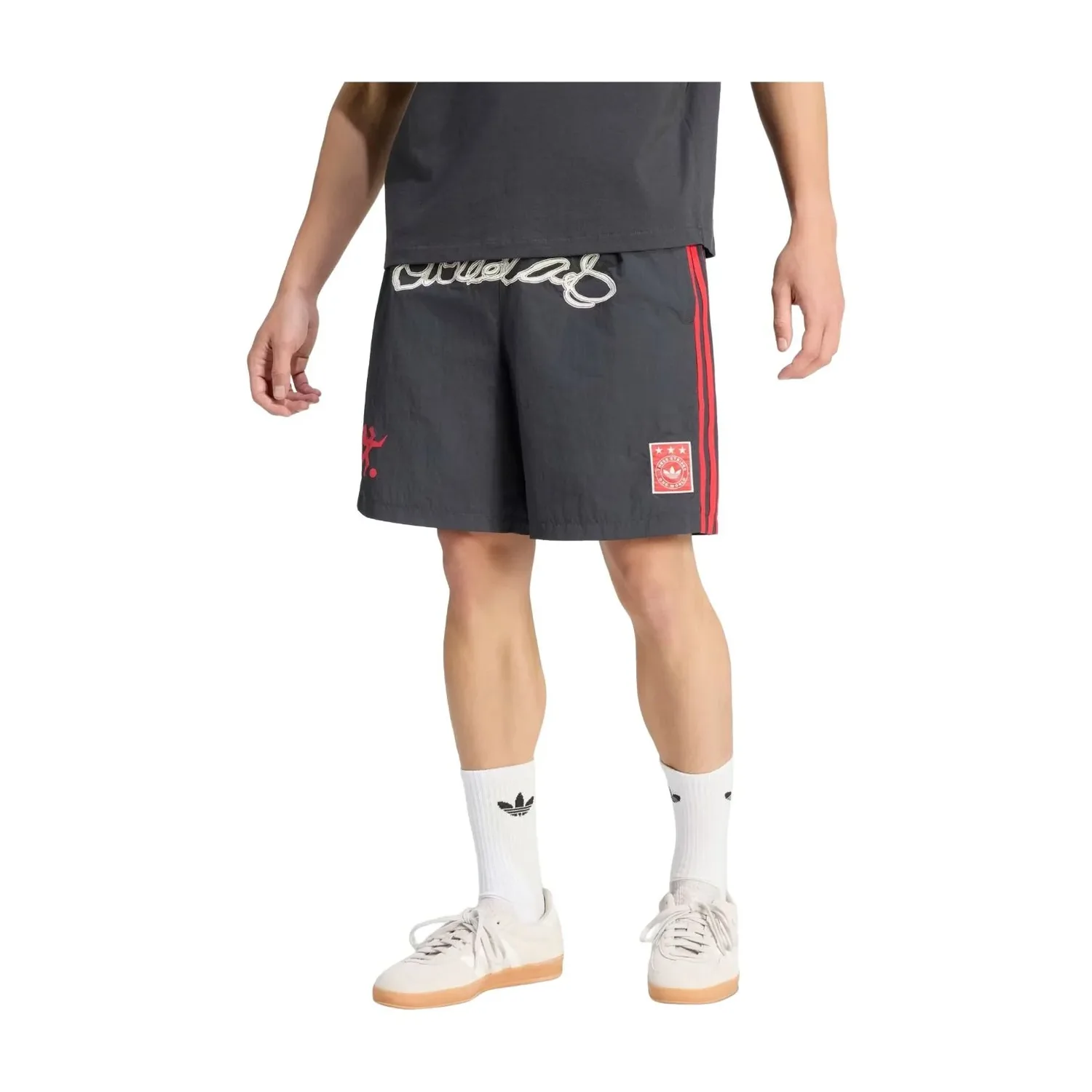 Шорты Adidas One World Graphic Short 'Utility Black' — фото 2