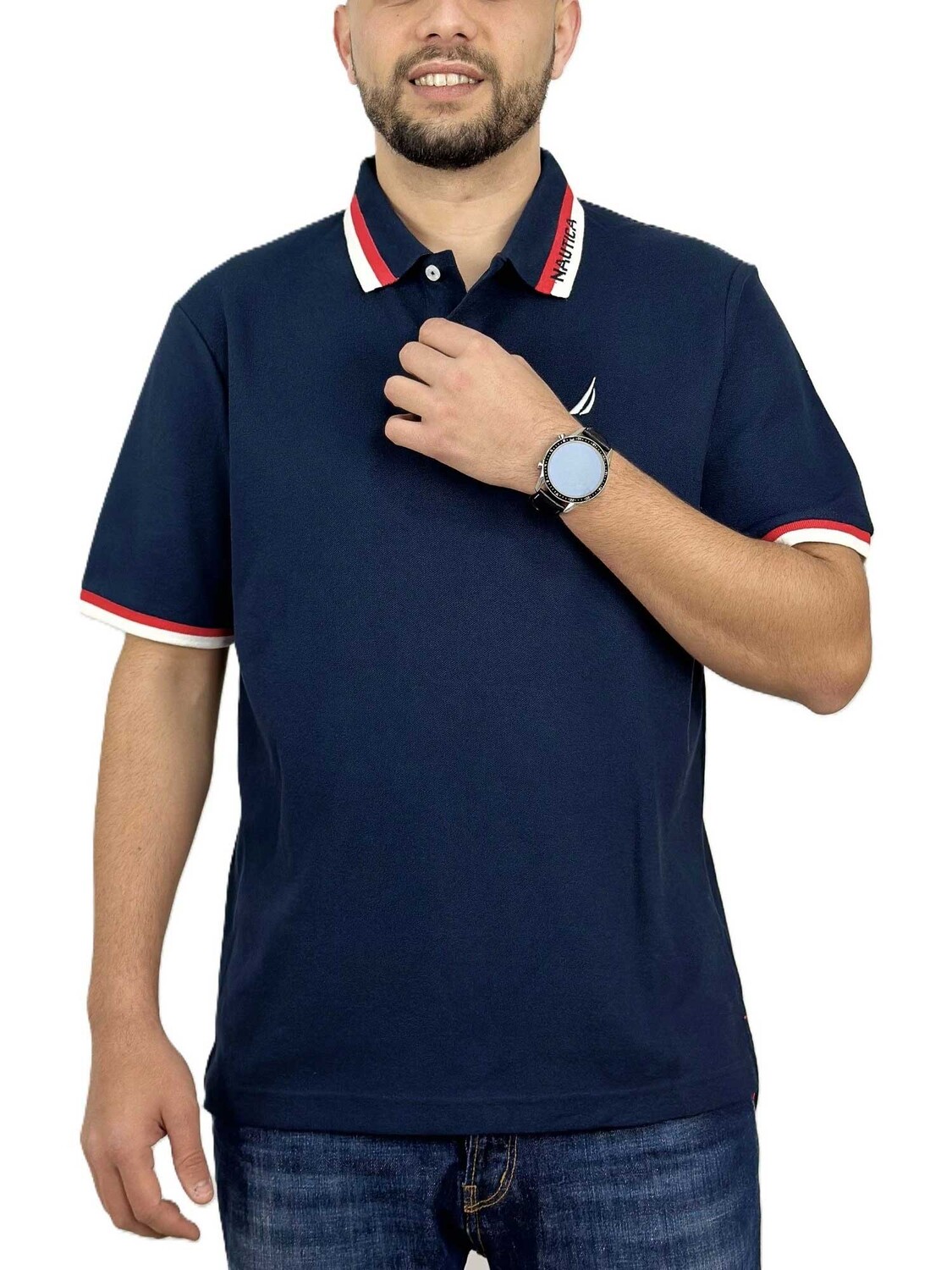 

Футболка Nautica Elm Polo, синий