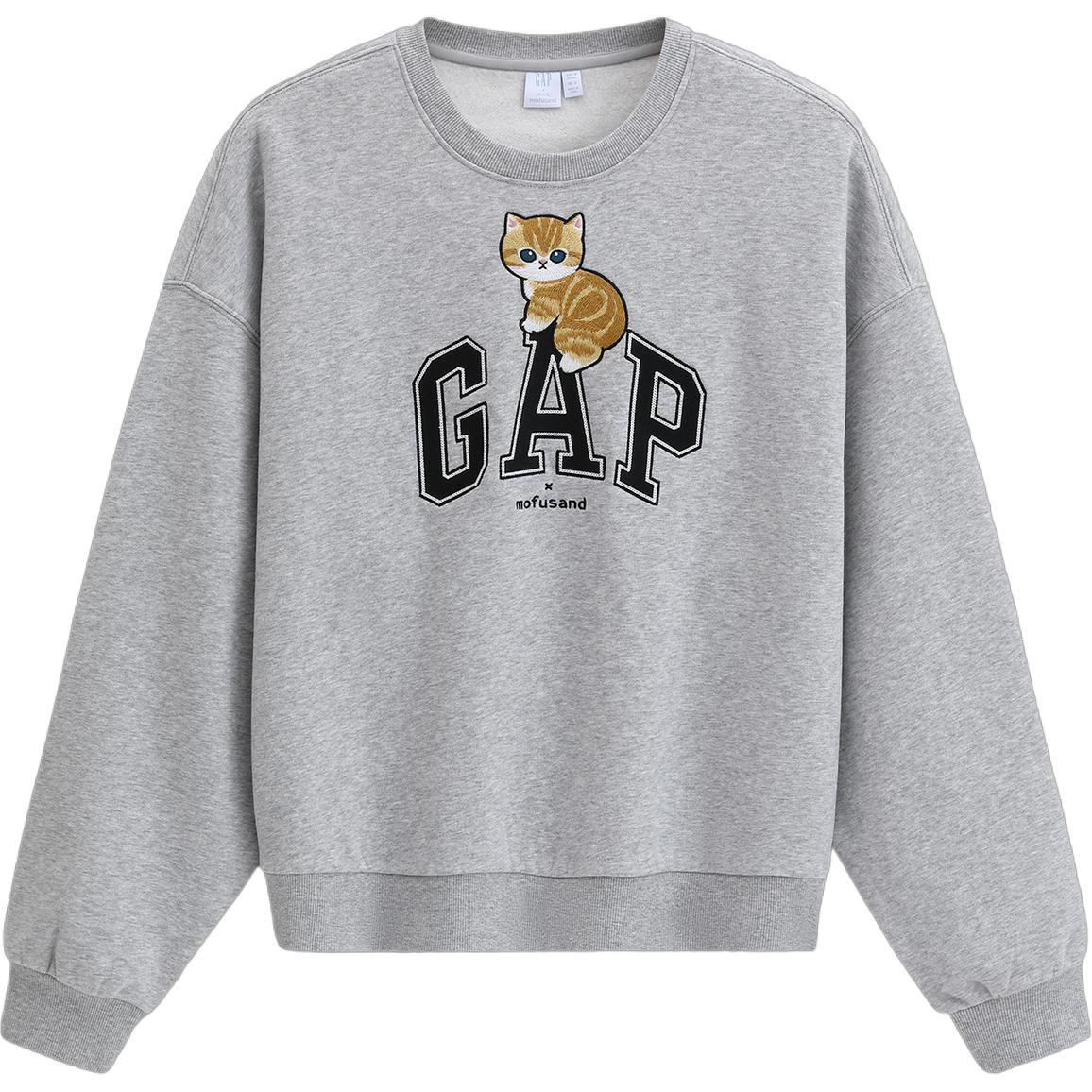 

Толстовка Mofusand женская GAP, светло-серый