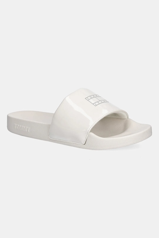 Шлепанцы Flag Pool Slide Patent Tommy Jeans, бежевый