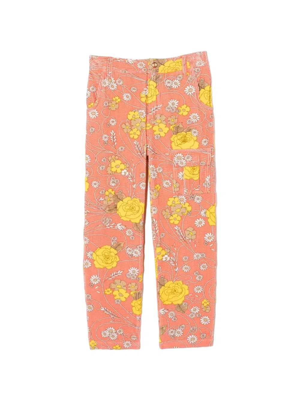 Брюки с цветочным узором Erl Kids, розовый
