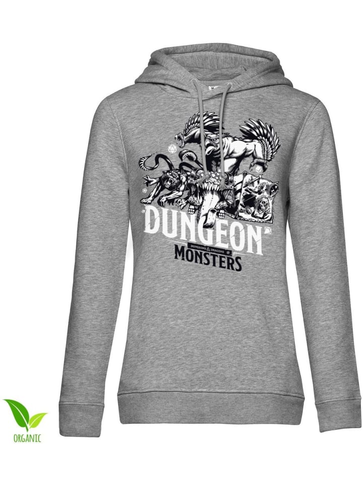 

Толстовка с капюшоном Dungeons And Dragons, серый