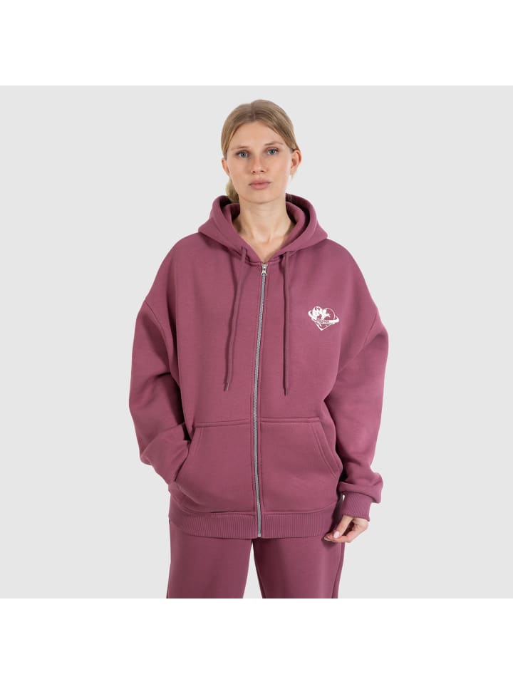 

Спортивная куртка SMILODOX Zip Hoodie Amora, цвет Dunkel Rosa