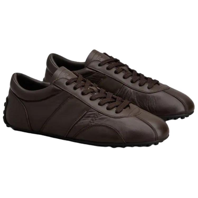 TOD'S Мужские повседневные кроссовки T Marathon Low top коричневые — фото 4
