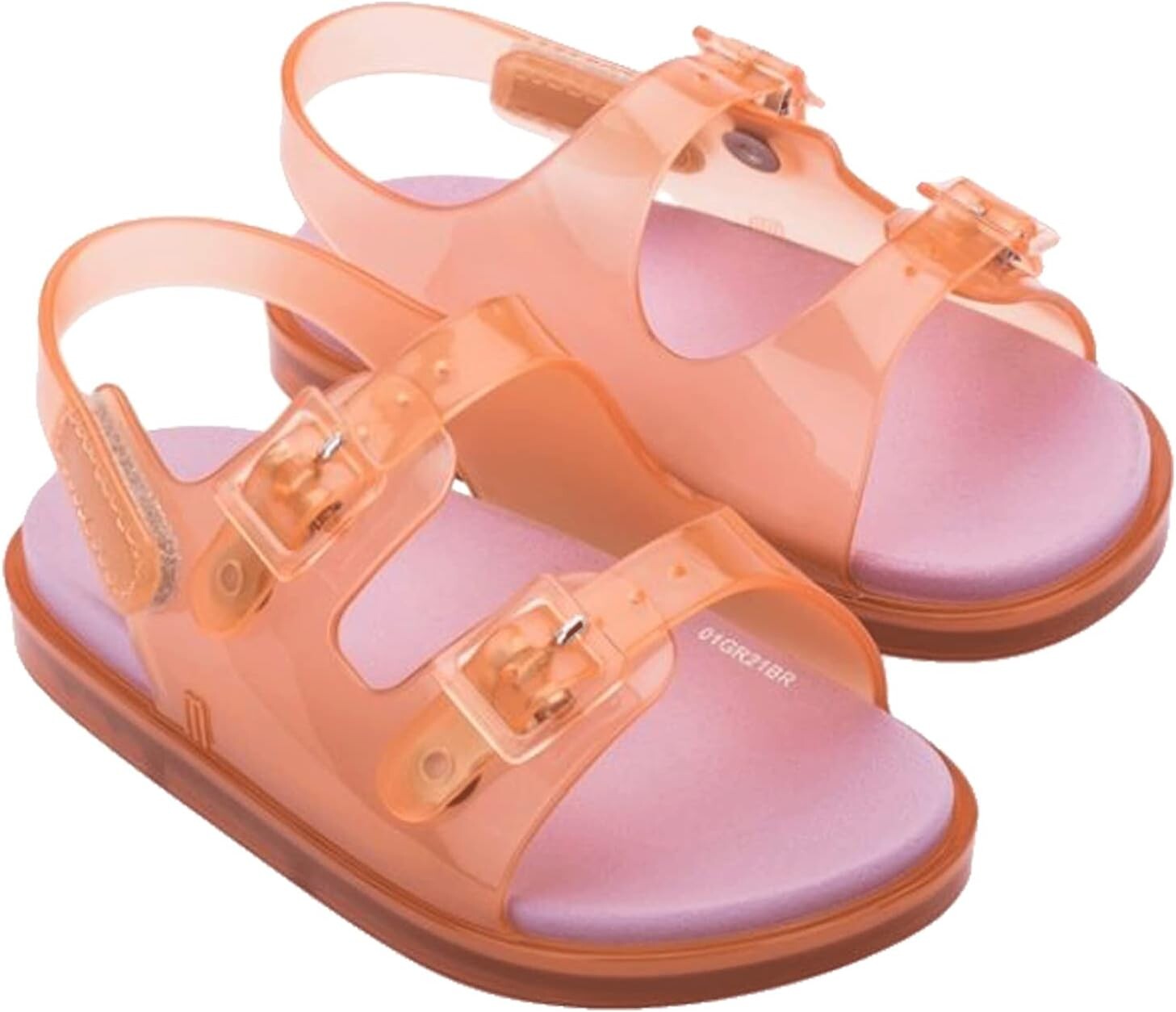 

Сандалии Mini Melissa Wide Sandal, цвет Orange/Pink