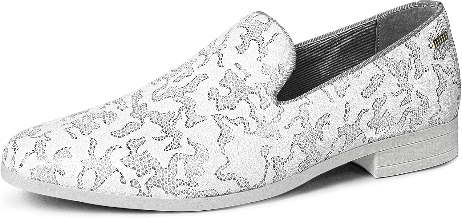 

Мужские лоферы UUBARIS для костюма и смокинга, обувь без шнурков, белый