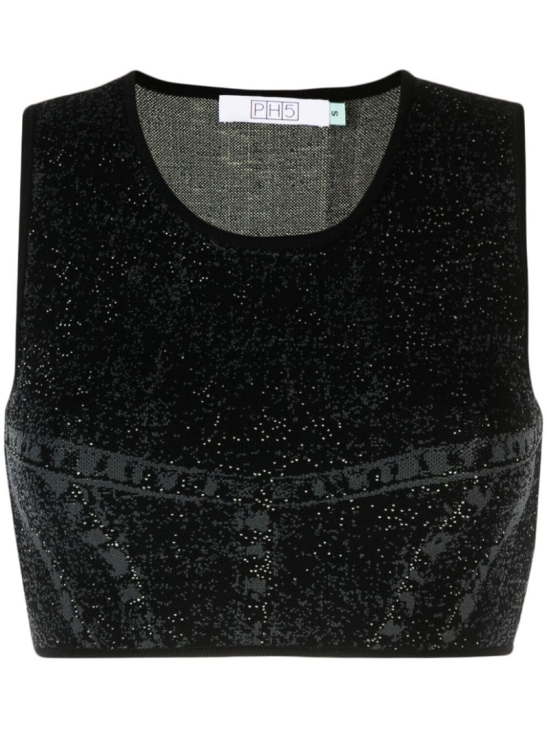 

PH5 укороченный топ Lillian с принтом, черный