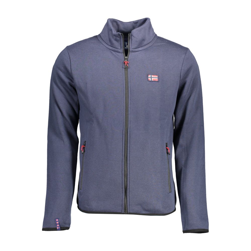 

Синий хлопковый свитер Geographical Norway