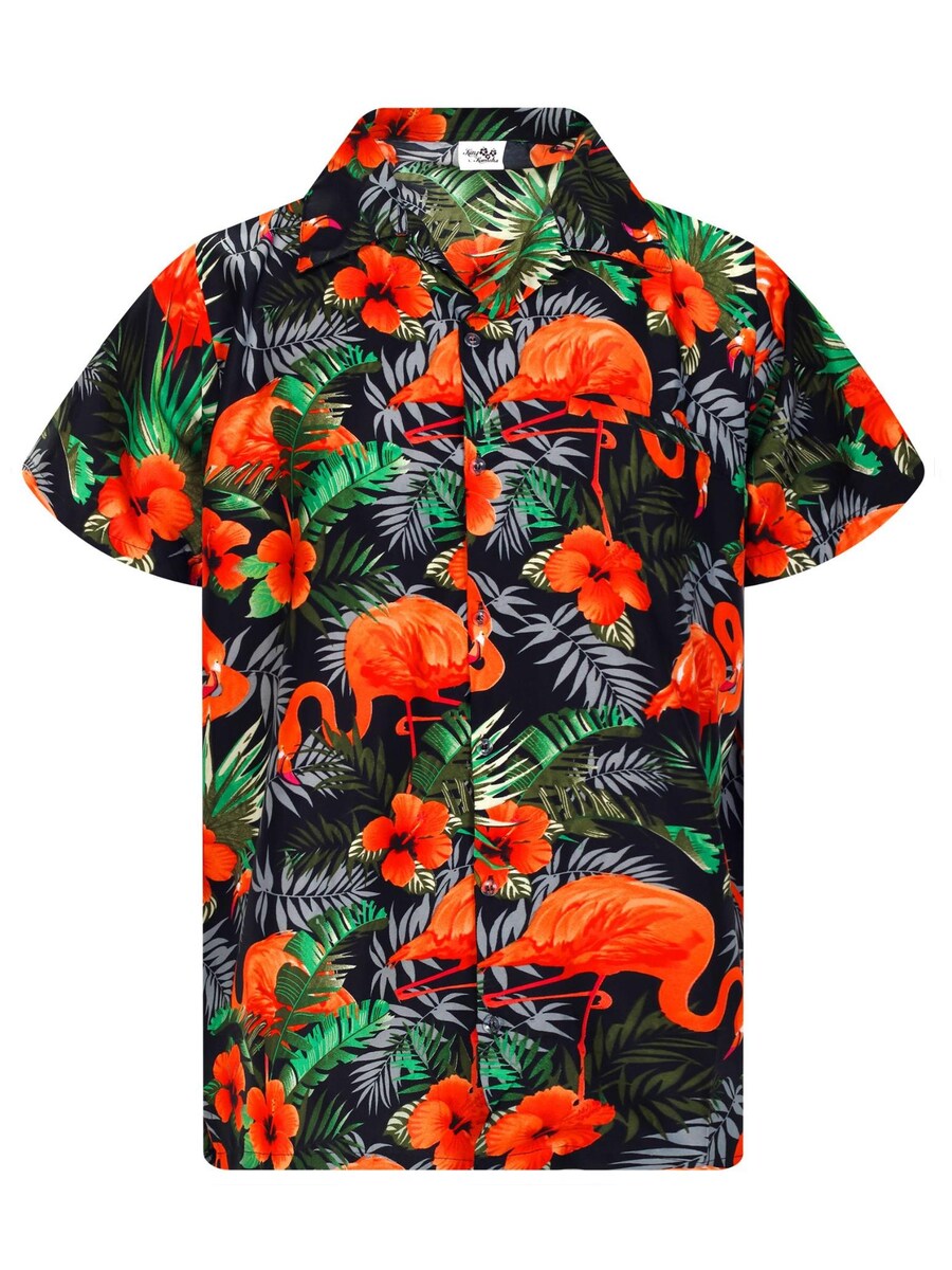 

Рубашка King Kameha Flamingo Flowers, оранжевый