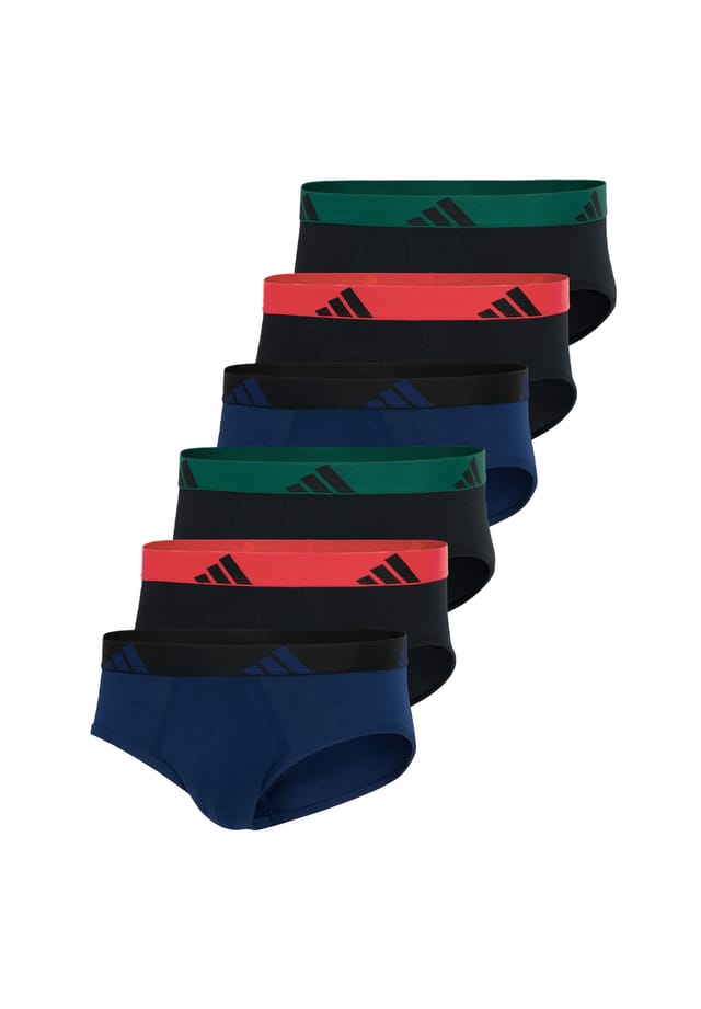 

Трусы / трусы комплект из 6 шт. активный flex хлопок Adidas, мультиколор