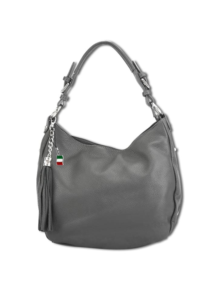 

Наплечная сумка Florence, цвет florence schultertasche, shopper leder grau ca. 30cm breit