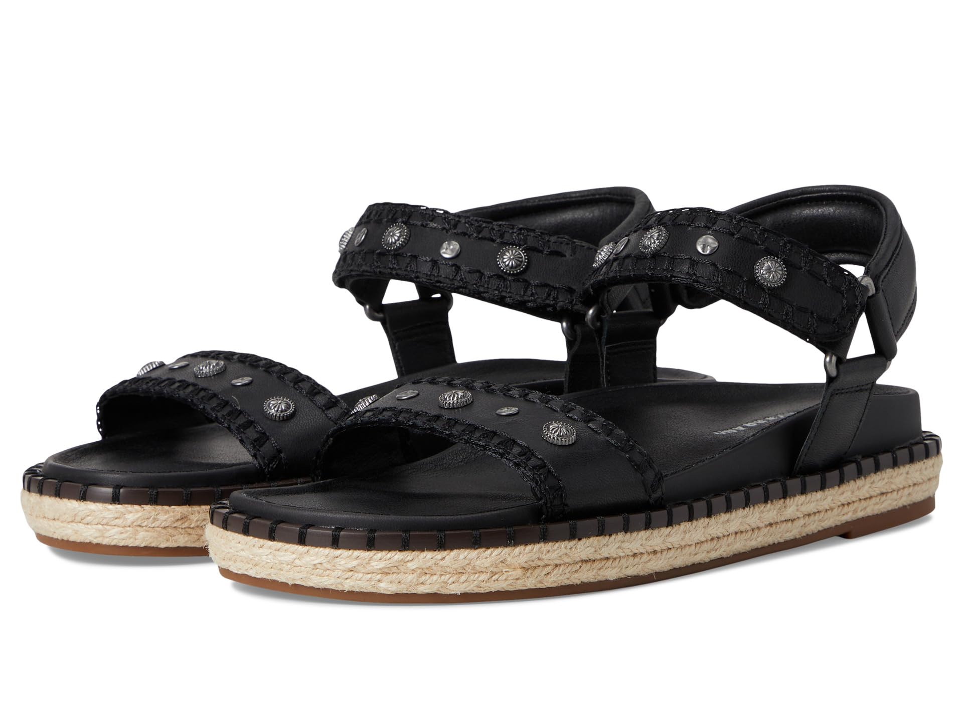 Сандалии Lucky Brand Ullani Studded Platform Sandal, черный