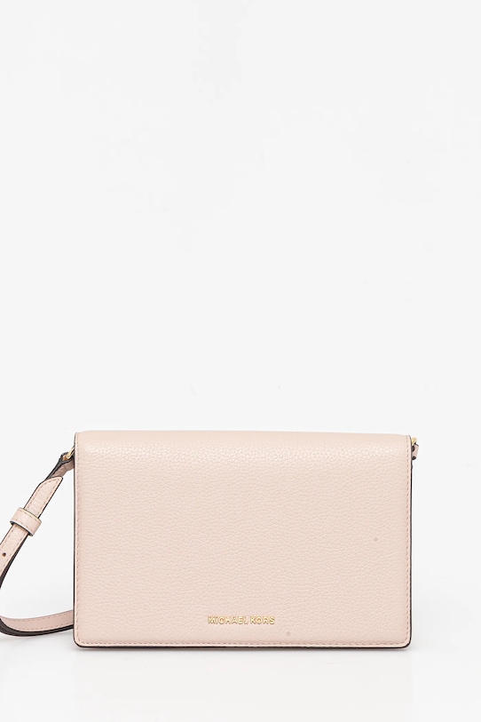 

Кожаная сумка Michael Michael Kors, розовый