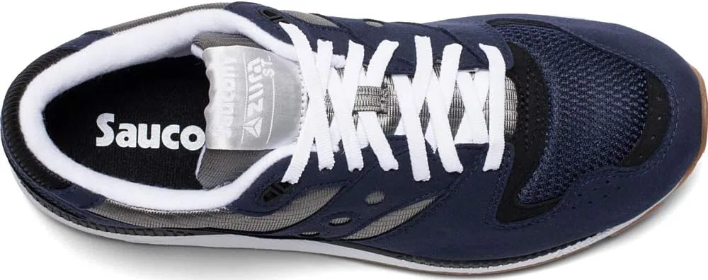 Мужские кроссовки для легкой атлетики Saucony Azura серого/оранжевого/синего цвета — фото 3