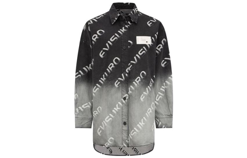 

Рубашка женская черная Evisu