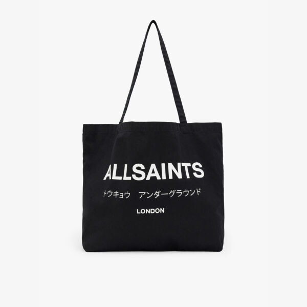

Сумка-Тоут из хлопка с логотипом Underground Allsaints, черный