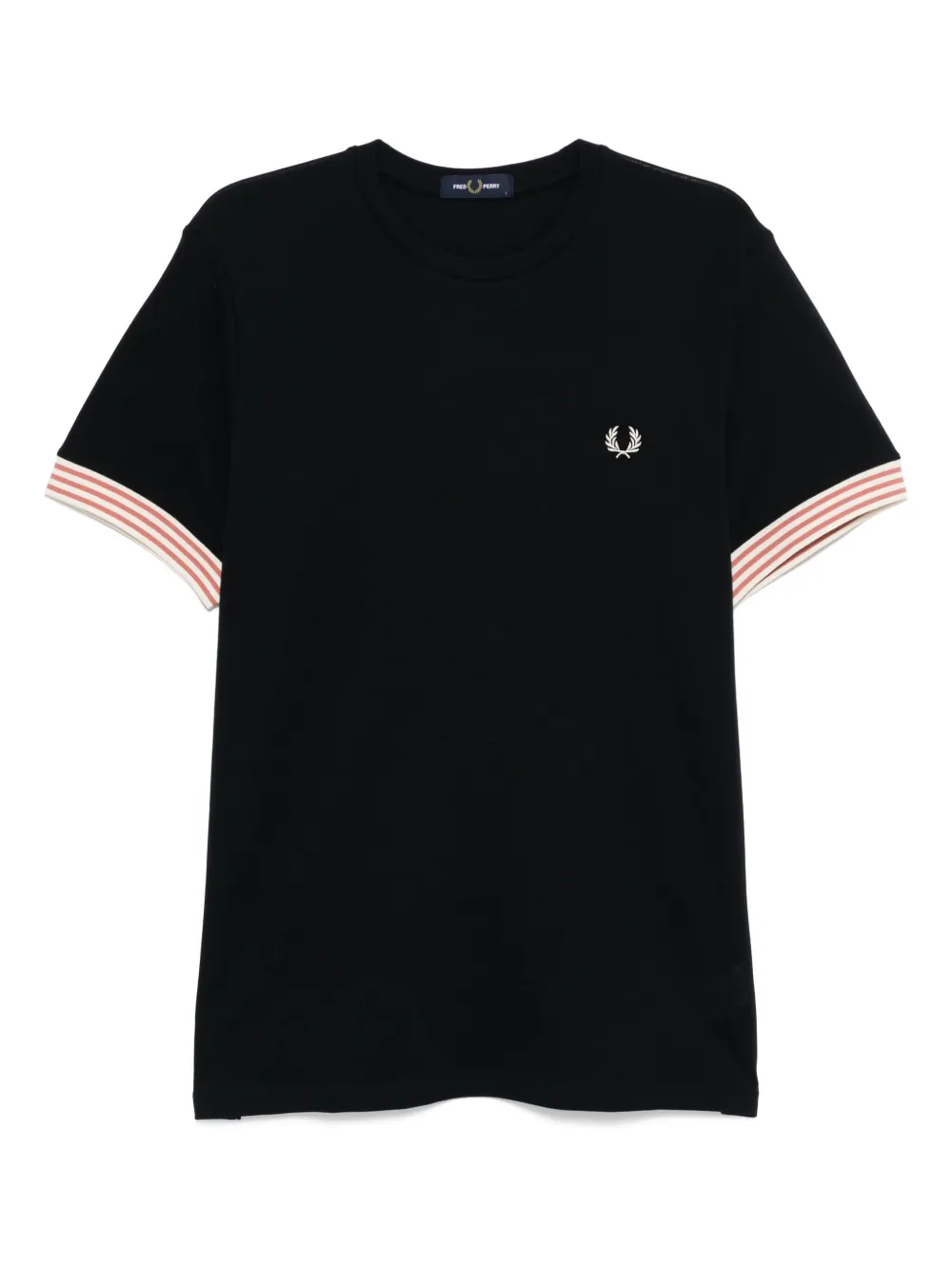

Футболка с манжетами в полоску Fred Perry, синий