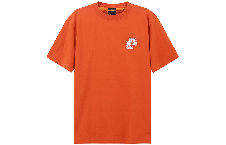 

HUGO BOSS Футболка SS23 мужская красная, Красный, HUGO BOSS Футболка SS23 мужская красная