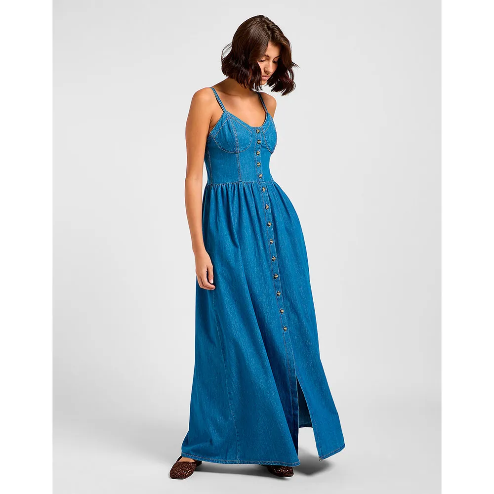 

Платье Lee Corset sleeveless long, синий